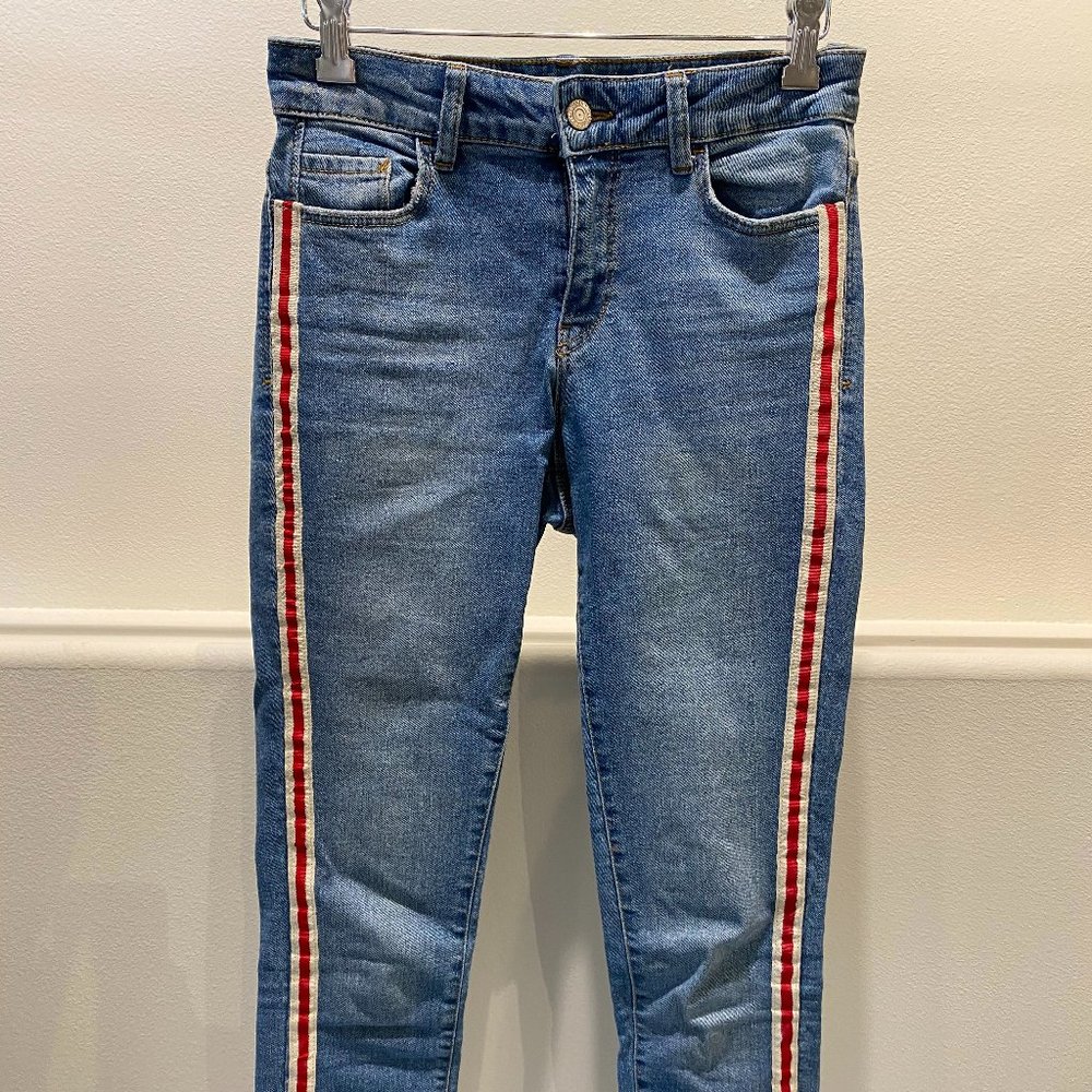 Zara Striped Jeans